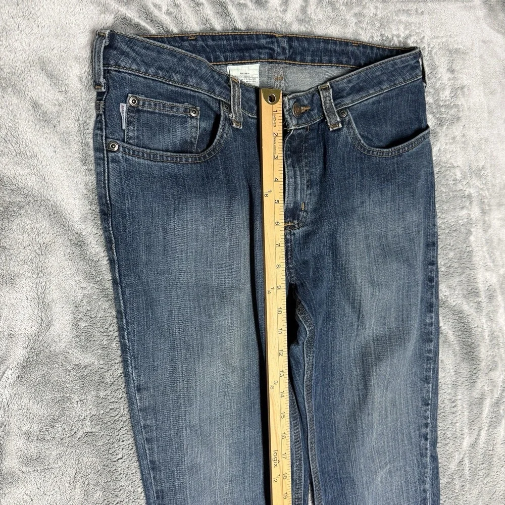 Carhartt Women's Traditional Fit WB001 F10 Size 10x36 Denim Bootcut Jeans